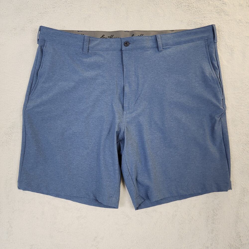 NWT Ben Hogan Shorts Men's 42 (Fit 44) Golf Stretch Performance Heather Blue